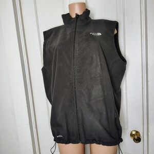 The North Face Men's Charcoal Fleece Vest